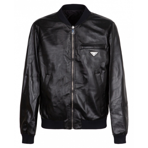 Prada - Black Reversible Bomber Jacket - Prada Exclusive Luxury Collection