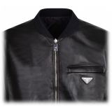 Prada - Black Reversible Bomber Jacket - Prada Exclusive Luxury Collection