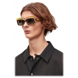 Loewe - Multilayer Rectangular Sunglasses - Brown/Multicolor - Loewe Eyewear