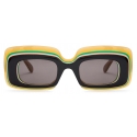 Loewe - Multilayer Rectangular Sunglasses - Multicolor/Black - Loewe Eyewear