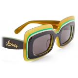 Loewe - Multilayer Rectangular Sunglasses - Multicolor/Black - Loewe Eyewear