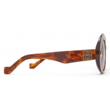 Loewe - Occhiali da Sole Round Screen - Havana - Loewe Eyewear