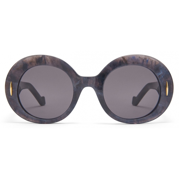 Loewe - Round Screen Sunglasses - Black Marble - Loewe Eyewear