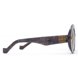 Loewe - Round Screen Sunglasses - Black Marble - Loewe Eyewear