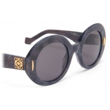 Loewe - Round Screen Sunglasses - Black Marble - Loewe Eyewear