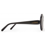 Loewe - Occhiali da Sole Round Slim - Nero - Loewe Eyewear