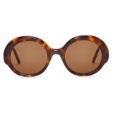 Loewe - Occhiali da Sole Round Slim - Havana - Loewe Eyewear