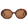 Loewe - Occhiali da Sole Round Slim - Havana - Loewe Eyewear