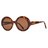 Loewe - Occhiali da Sole Round Slim - Havana - Loewe Eyewear