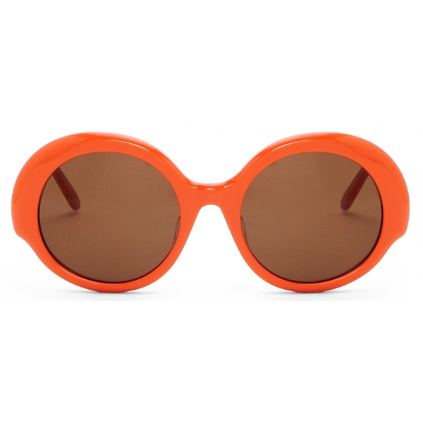 Loewe - Occhiali da Sole Round Slim - Arancione Brillante - Loewe Eyewear