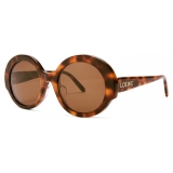 Loewe - Occhiali da Sole Round Slim - Havana - Loewe Eyewear