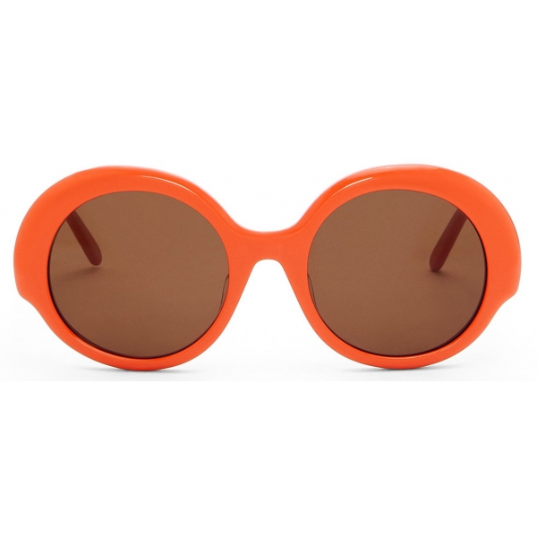 Loewe - Occhiali da Sole Round Slim - Arancione Brillante - Loewe Eyewear