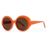 Loewe - Occhiali da Sole Round Slim - Arancione Brillante - Loewe Eyewear