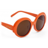 Loewe - Occhiali da Sole Round Slim - Arancione Brillante - Loewe Eyewear