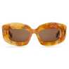 Loewe - Screen Sunglasses - Marble Camel - Loewe Eyewear