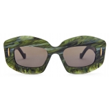 Loewe - Occhiali da Sole Screen - Verde Marmo - Loewe Eyewear