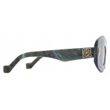 Loewe - Screen Sunglasses - Marble Green - Loewe Eyewear