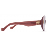 Loewe - Screen Sunglasses - Burgundy - Loewe Eyewear