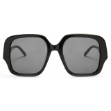 Loewe - Square Slim Sunglasses - Black - Loewe Eyewear