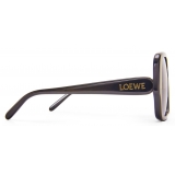 Loewe - Occhiali da Sole Square Slim - Nero - Loewe Eyewear