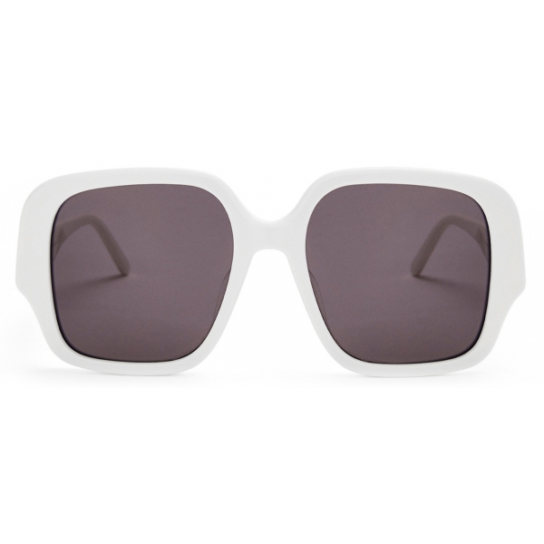 Loewe - Occhiali da Sole Square Slim - Bianco/Avorio - Loewe Eyewear