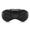Ammoment - Eyeglass Case - Porosus Crocodile in Black - Luxury Eyeglass Leather Cover