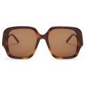 Loewe - Occhiali da Sole Square Slim - Havana - Loewe Eyewear