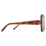 Loewe - Occhiali da Sole Square Slim - Havana - Loewe Eyewear