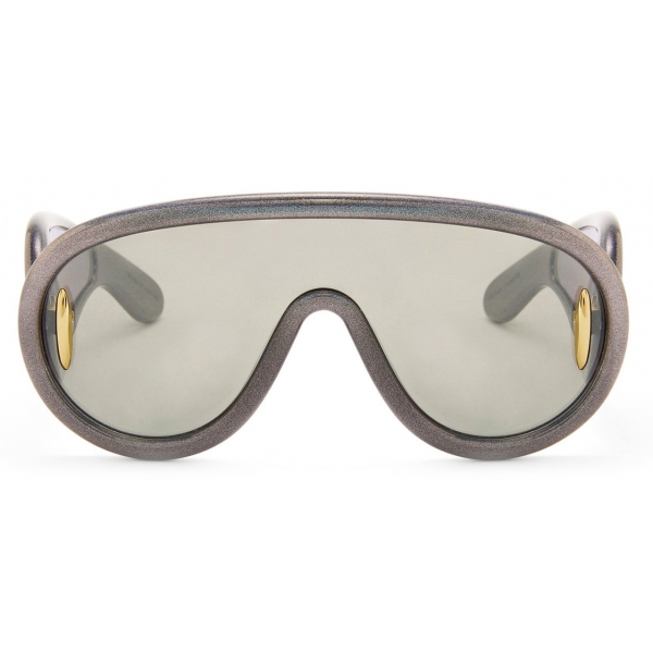 Loewe - Wave Mask Sunglasses - Black Holographic - Loewe Eyewear