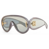 Loewe - Wave Mask Sunglasses - Black Holographic - Loewe Eyewear