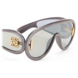 Loewe - Occhiali da Sole Wave Mask - Nero Olografico - Loewe Eyewear