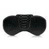 Ammoment - Eyeglass Case - Python in Black - Luxury Eyeglass Leather Cover