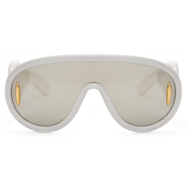 Loewe - Occhiali da Sole Wave Mask - Bianco Olografico - Loewe Eyewear