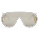 Loewe - Occhiali da Sole Wave Mask - Bianco Olografico - Loewe Eyewear