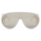 Loewe - Occhiali da Sole Wave Mask - Bianco Olografico - Loewe Eyewear