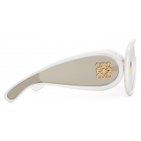 Loewe - Occhiali da Sole Wave Mask - Bianco Olografico - Loewe Eyewear