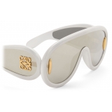 Loewe - Occhiali da Sole Wave Mask - Bianco Olografico - Loewe Eyewear