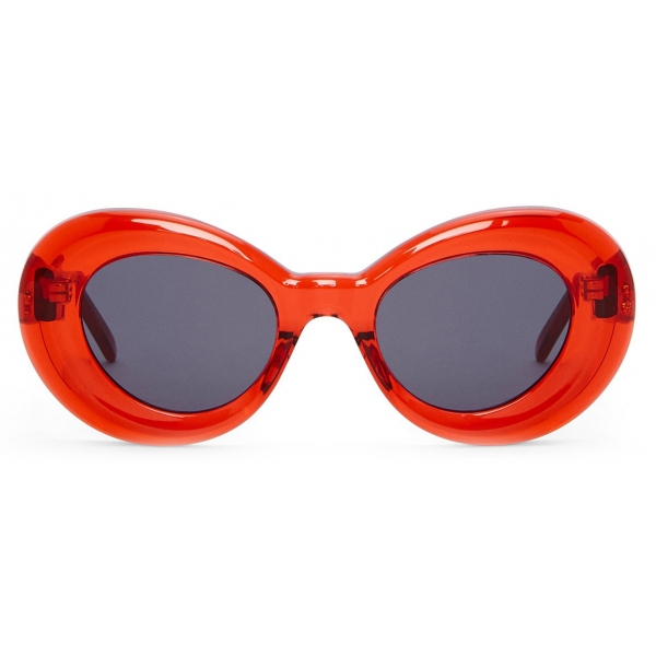 Loewe - Occhiali da Sole Wing - Rosso Brillante Trasparente - Loewe Eyewear