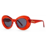 Loewe - Occhiali da Sole Wing - Rosso Brillante Trasparente - Loewe Eyewear