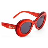 Loewe - Occhiali da Sole Wing - Rosso Brillante Trasparente - Loewe Eyewear