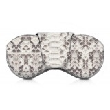 Ammoment - Eyeglass Case - Python in Roccia - Luxury Eyeglass Leather Cover