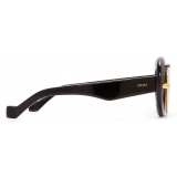 Loewe - Wing Double Frame Sunglasses in Acetate and Metal - Shiny Black - Loewe Eyewear