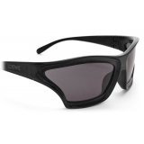 Loewe - Arch Mask Sunglasses - Solid Black - Loewe Eyewear