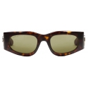 Gucci - Rectangular Sunglasses - Dark Tortoiseshell - Gucci Eyewear