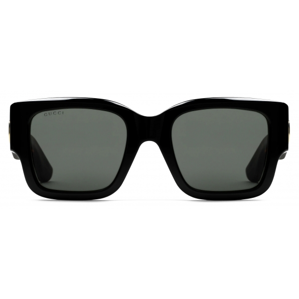 Gucci - Occhiale da Sole Squadrati - Nero - Gucci Eyewear