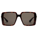 Gucci - Occhiale da Sole Squadrati - Tartaruga - Gucci Eyewear