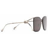 Gucci - Occhiale da Sole Squadrati - Oro - Gucci Eyewear