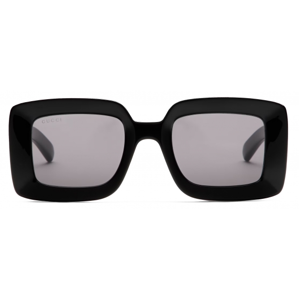 Gucci - Occhiale da Sole Squadrati - Nero - Gucci Eyewear