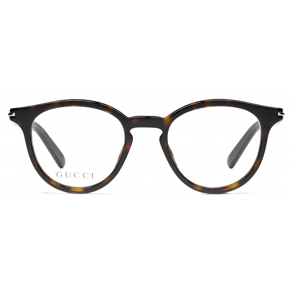 Gucci - Occhiale da Vista Rotondi - Tartaruga Scuro - Gucci Eyewear