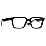 Gucci - Rectangular Optical Glasses - Black - Gucci Eyewear